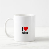 Mug j'aime alex (Gauche)