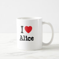 J'aime Alice coeur T-Shirt