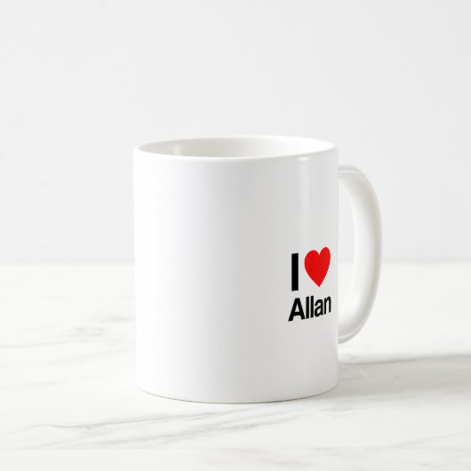 Mug j'aime allan (Devant droit)