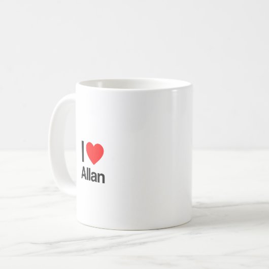 Mug j'aime allan (Devant gauche)