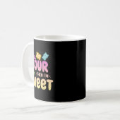 Mug J'Aime Alors Je Suis Douce Funny Candy Patch Sweet (Devant gauche)
