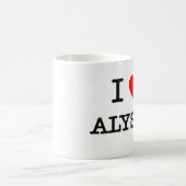 Mug J'aime Alyson (Centre)