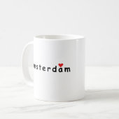 Mug J'aime Amsterdam (Devant gauche)