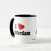 Mug J'aime Amsterdam (Devant gauche)