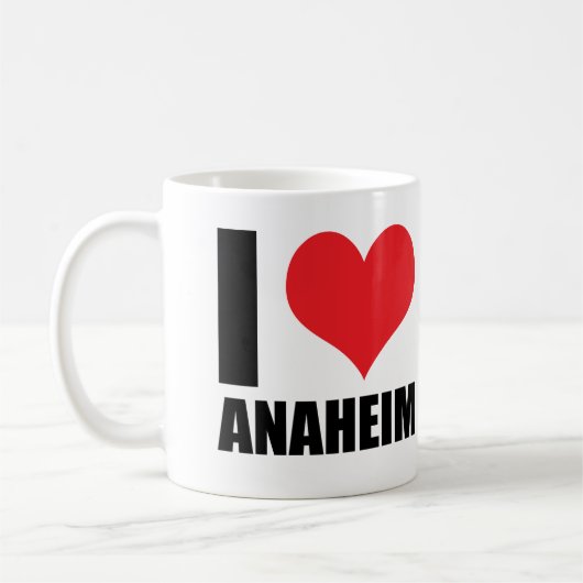 Mug J'aime Anaheim (Gauche)