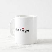 Mug J'aime Anchorage (Devant gauche)