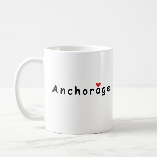 Mug J'aime Anchorage (Gauche)