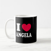 Mug J'aime Angela (Gauche)