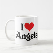 Mug J'aime Angela (Gauche)