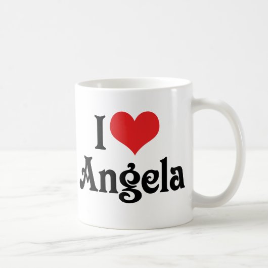 Mug J'aime Angela (Droite)