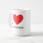 Mug J'aime Archimède (Devant gauche)