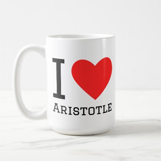 Mug J'aime Aristote (Gauche)
