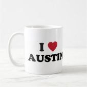 Mug J'aime Austin (Gauche)