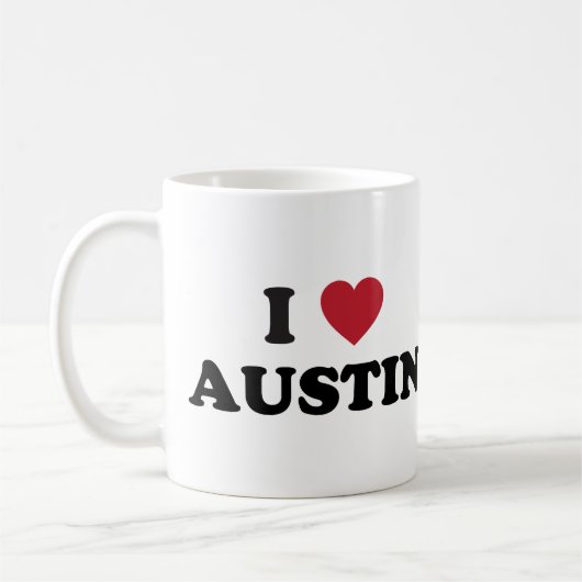 Mug J'aime Austin (Gauche)