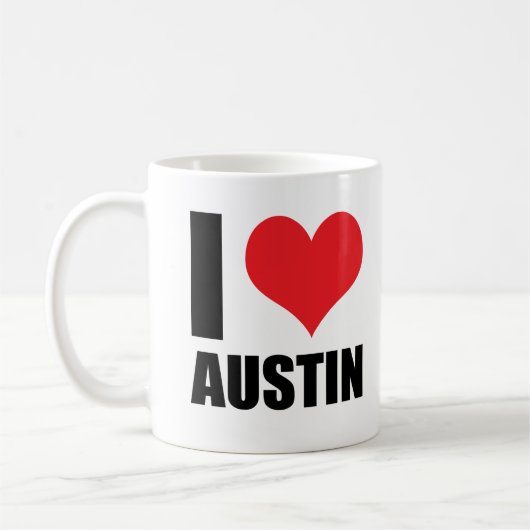 Mug J'aime Austin (Gauche)