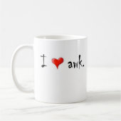 Mug J'aime awk. (Gauche)
