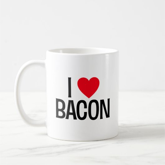 Mug J'Aime Bacon. (Gauche)