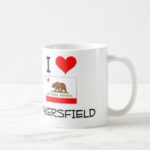 Mug J'aime BAKERSFIELD la Californie