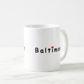 Mug J'aime Baltimore (Devant droit)