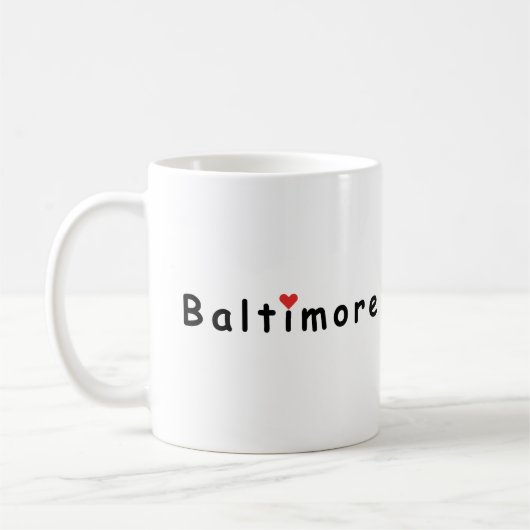 Mug J'aime Baltimore (Gauche)