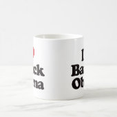 Mug J'aime Barack Obama (Centre)