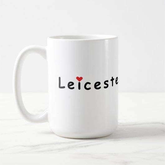 Mug J'aime beaucoup Leicester  (Gauche)