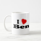 Mug J'aime Ben (Gauche)