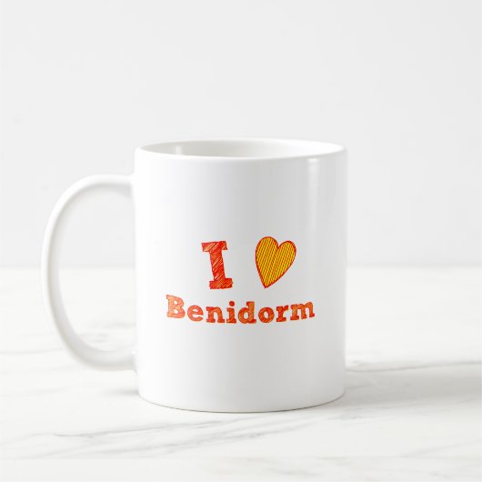 Mug J'aime Benidorm (Gauche)
