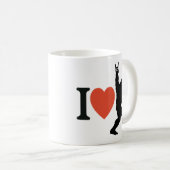 Mug J'aime Bigfoot Rock On (Devant droit)