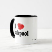 Mug J'aime Blackpool (Devant gauche)