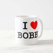 Mug J'aime Bobby (Devant droit)