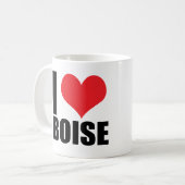 Mug J'aime Boise (Devant gauche)