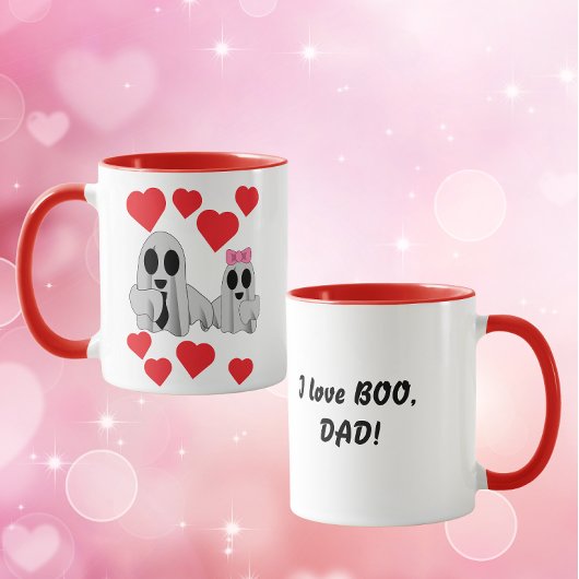 Mug J'aime BOO Papa (de Fille)