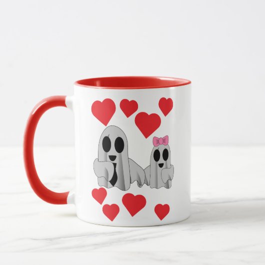 Mug J'aime BOO Papa (de Fille) (Gauche)