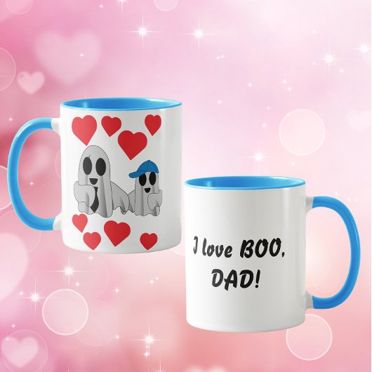 Mug J'aime BOO Papa (de Fils)