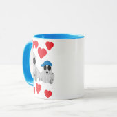 Mug J'aime BOO Papa (de Fils) (Devant gauche)
