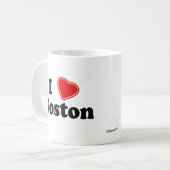 Mug J'aime Boston (Devant gauche)