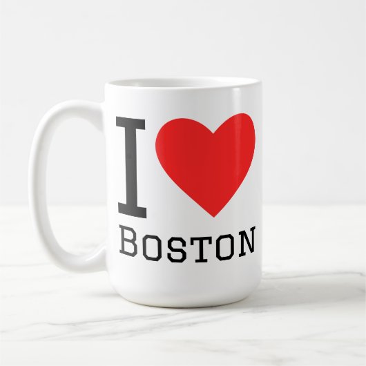 Mug J'aime Boston (Gauche)