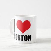 Mug J'aime Boston (Devant gauche)