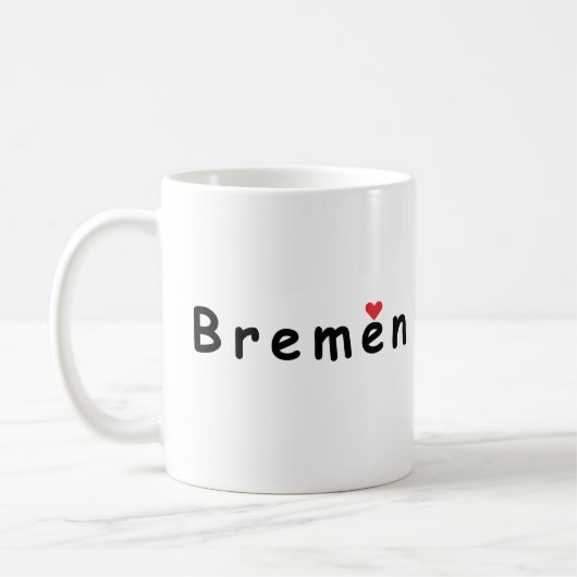 Mug j'aime Brême (Gauche)