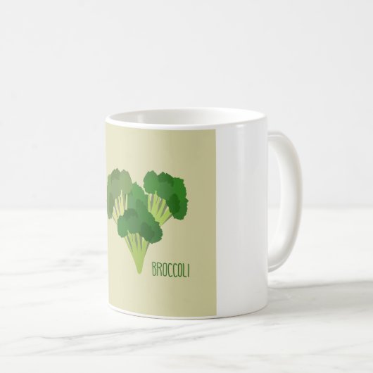 Mug J'aime Brocoli (Devant droit)