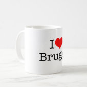 Mug J'aime Bruges (Devant gauche)