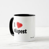 Mug J'aime Budapest (Devant gauche)
