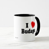 Mug J'aime Budapest (Devant droit)