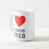 Mug J'aime Buenos Aires  (Devant gauche)