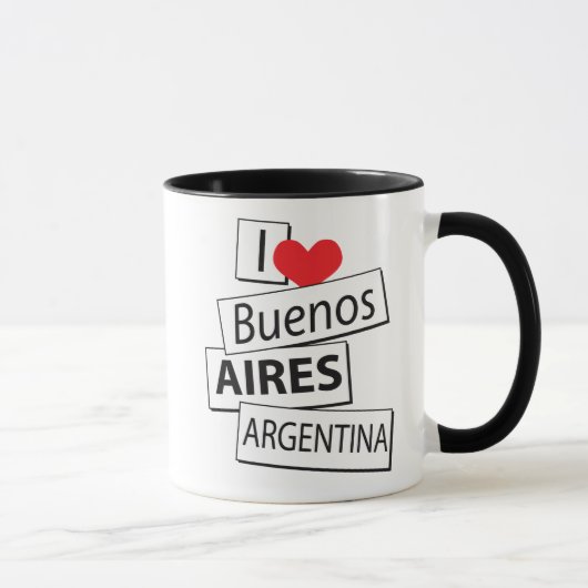 Mug J'aime Buenos Aires (Droite)