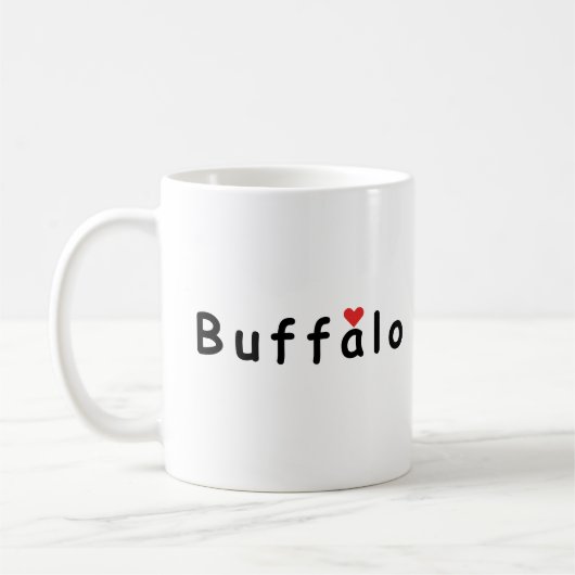 Mug J'aime Buffalo (Gauche)