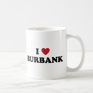 Mug J'aime Burbank la Californie
