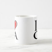 Mug J'aime CA - la Californie (Centre)
