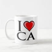 Mug J'aime CA - la Californie (Gauche)